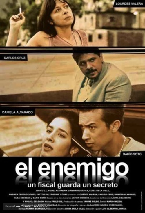 Enemigo, El - Venezuelan Movie Poster