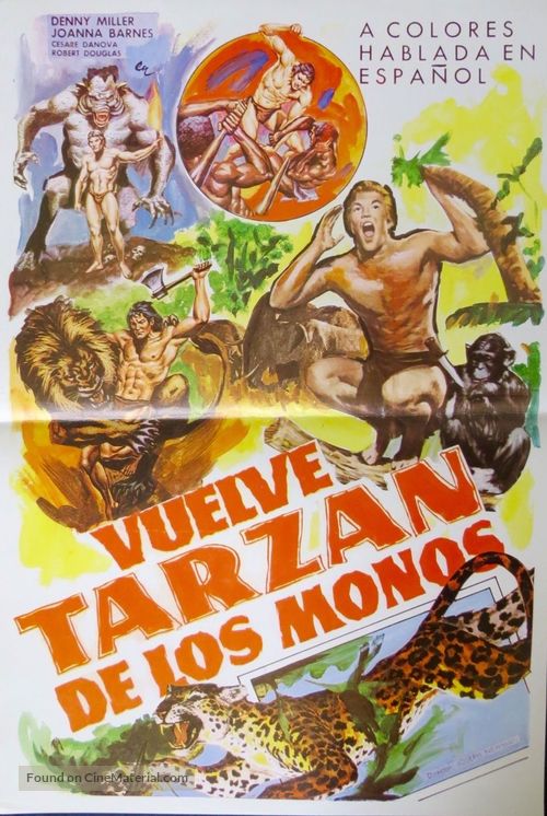 Tarzan, the Ape Man - Mexican Movie Poster