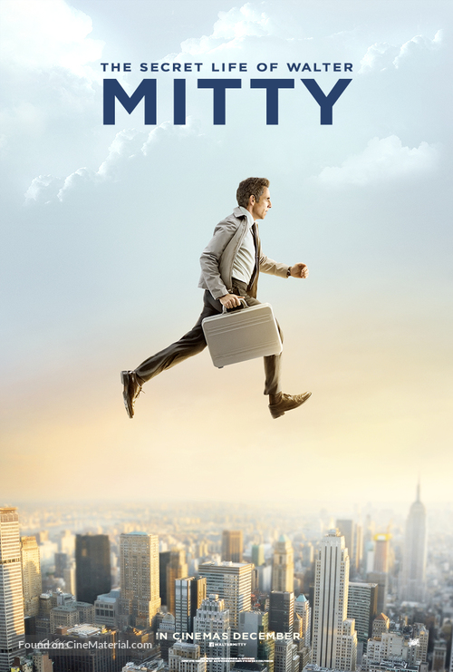 The Secret Life of Walter Mitty - British Movie Poster