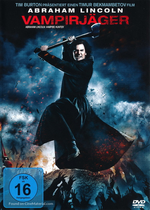 Abraham Lincoln: Vampire Hunter - German DVD movie cover