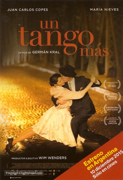 Un tango m&aacute;s - Argentinian Movie Poster