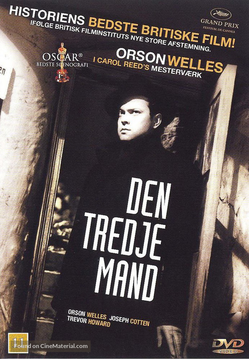 The Third Man - Danish DVD movie cover