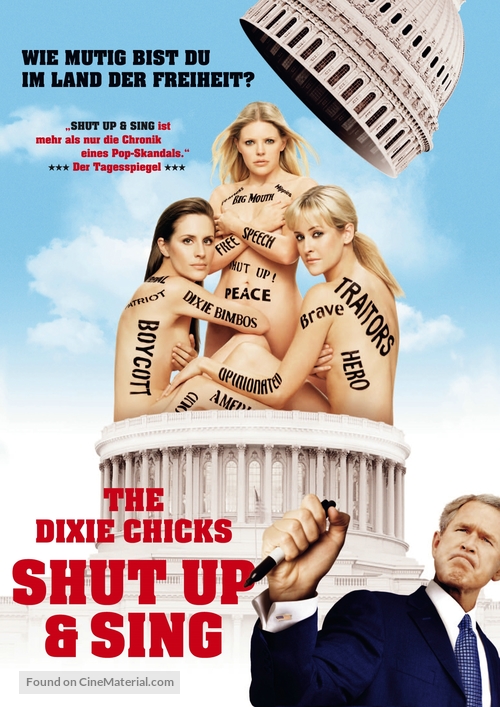 Shut Up &amp; Sing - German poster