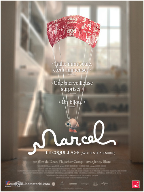 Marcel the Shell with Shoes On - French Movie Poster