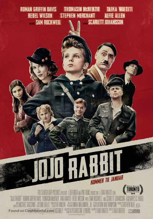 Jojo Rabbit - Danish Movie Poster