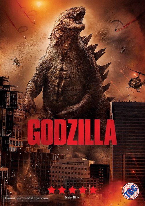 Godzilla - British DVD movie cover