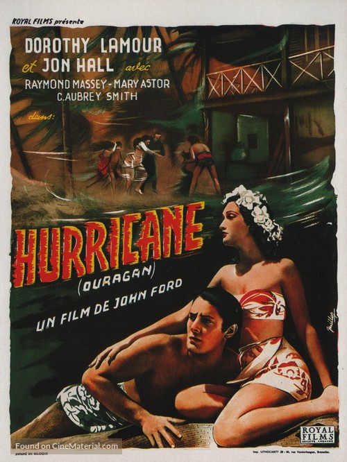 The Hurricane - Belgian Movie Poster