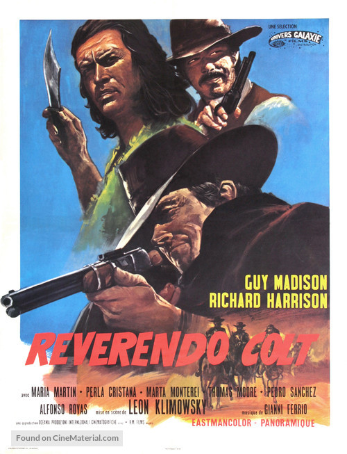 Reverendo Colt - French Movie Poster