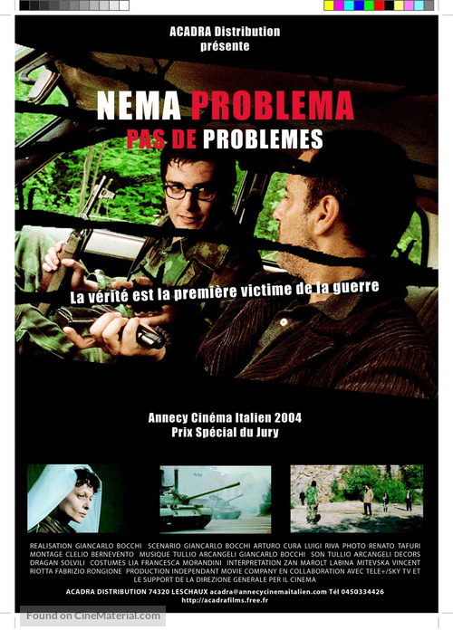 Nema problema - French poster