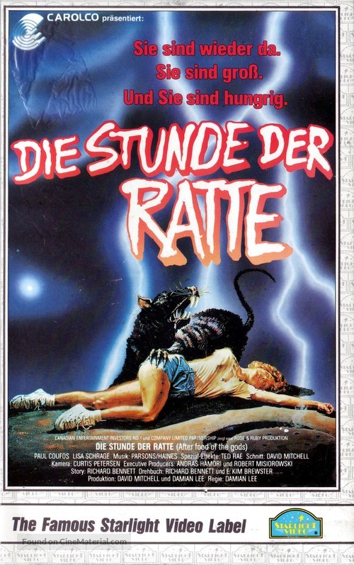 Food of the Gods II - German VHS movie cover