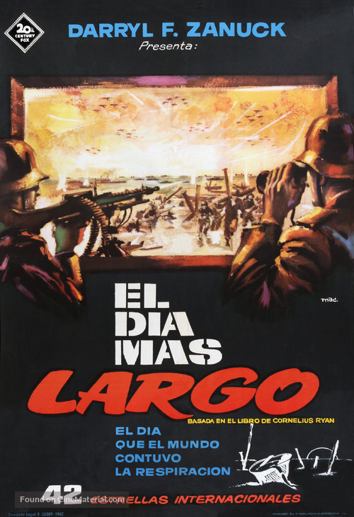 The Longest Day - Spanish Movie Poster