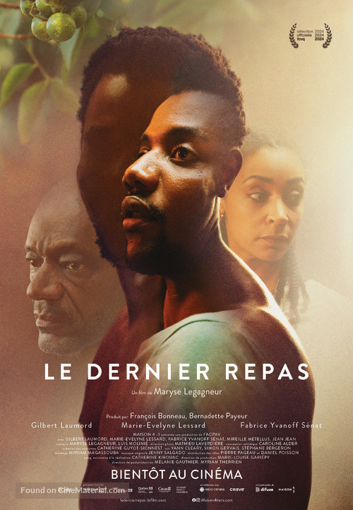 Le dernier repas - Canadian Movie Poster