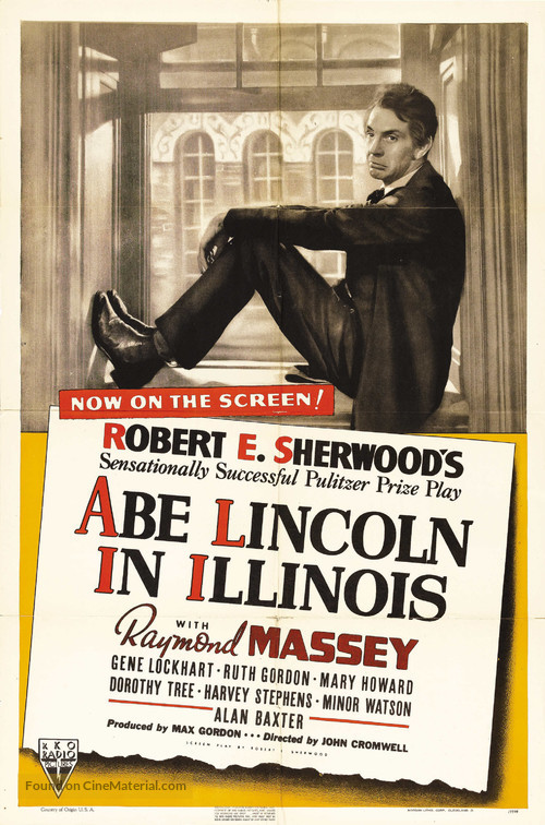 Abe Lincoln in Illinois - Movie Poster