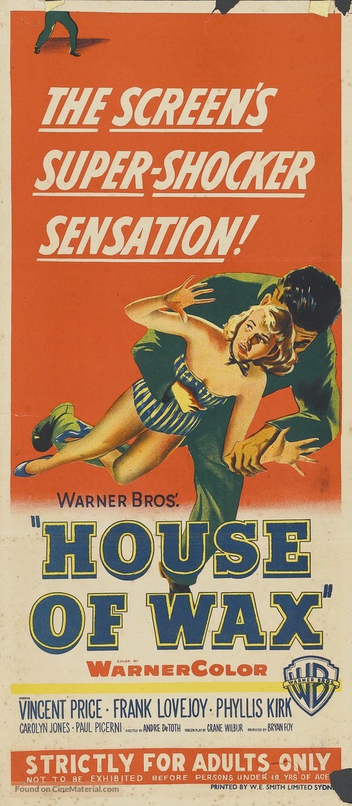 House of Wax - Australian Movie Poster