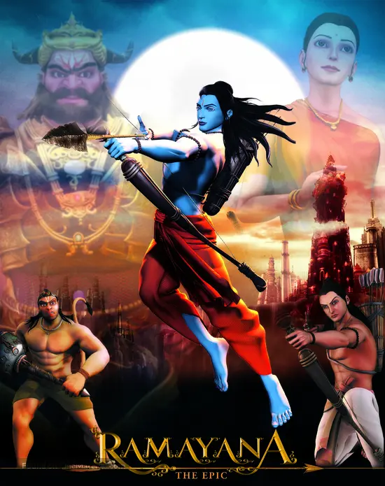Download Ramayana The Epic Full Movie In Hindi Ramayana: The Epic (2010) Indian movie poster