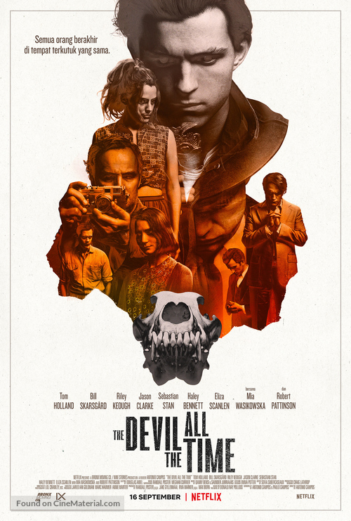 The Devil All the Time - Indonesian Movie Poster