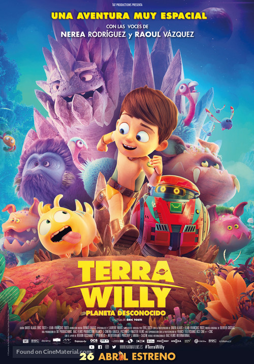 Terra Willy: La plan&egrave;te inconnue - Spanish Movie Poster