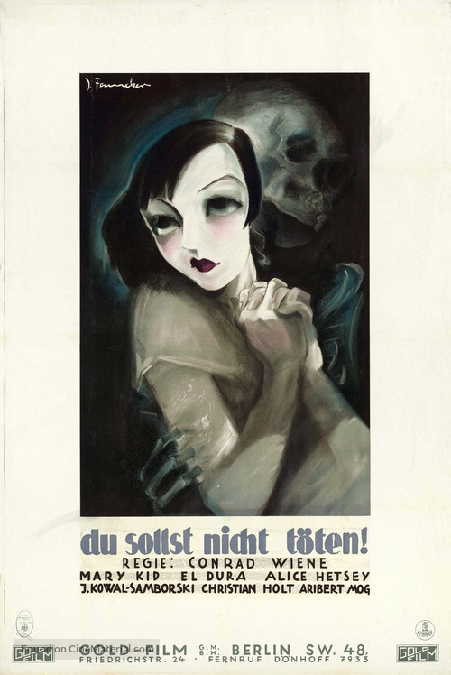 Eine Dirne ist ermordet worden - German Movie Poster