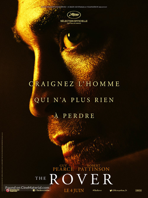 The Rover - French Movie Poster