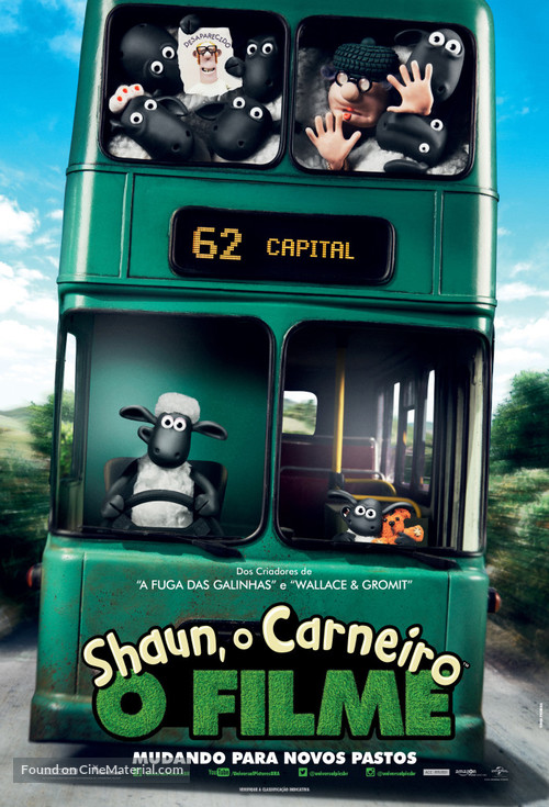 Shaun the Sheep - Brazilian Movie Poster