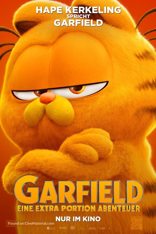 The Garfield Movie - German Movie Poster