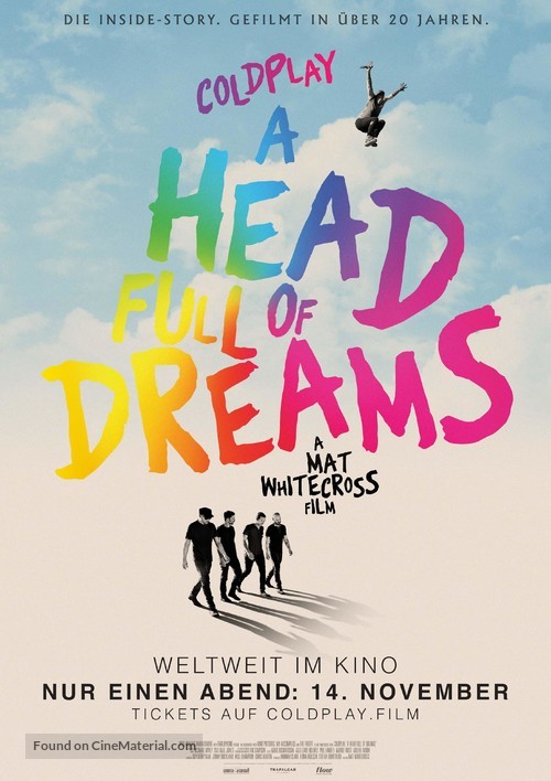 Coldplay: A Head Full of Dreams - German Movie Poster