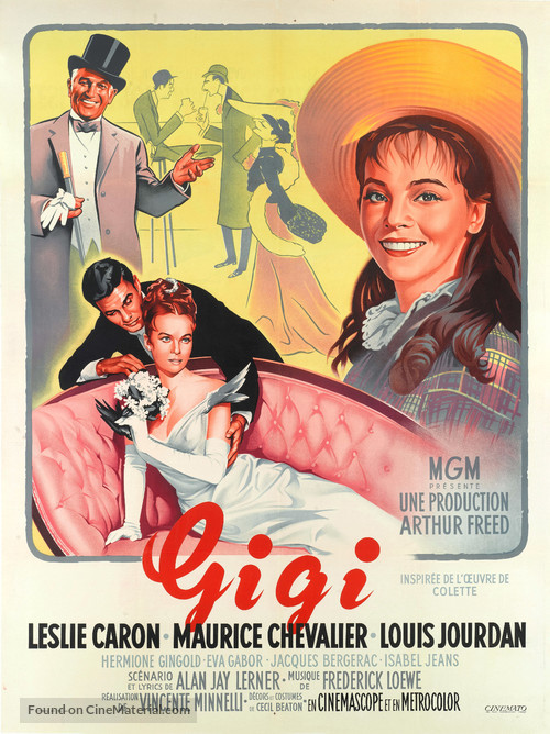 Gigi - French Movie Poster