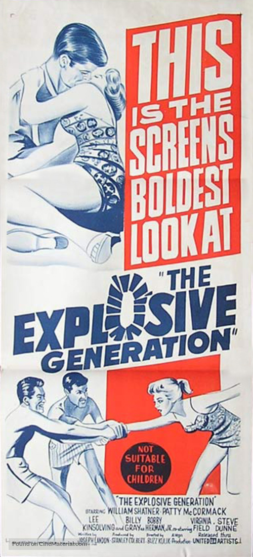 The Explosive Generation - Australian Movie Poster