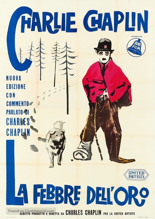 The Gold Rush - Italian Re-release movie poster