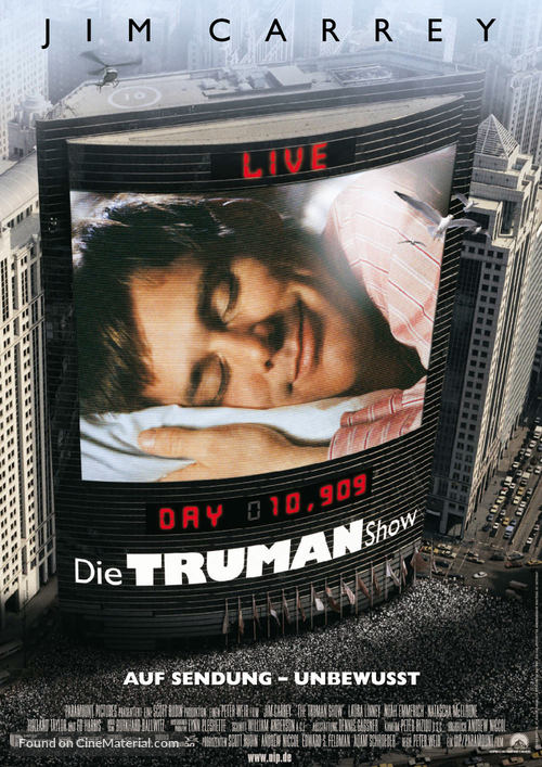 The Truman Show - German Movie Poster