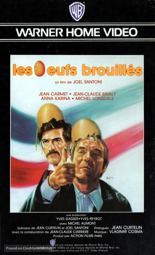 Les oeufs brouill&eacute;s - French VHS movie cover