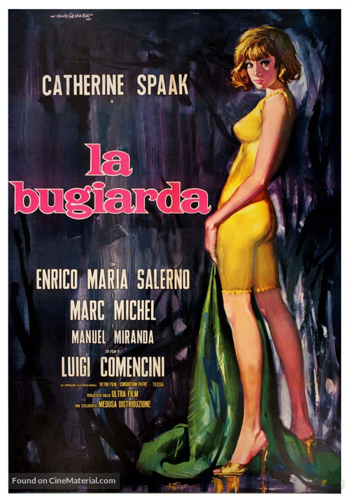 La bugiarda - Italian Movie Poster