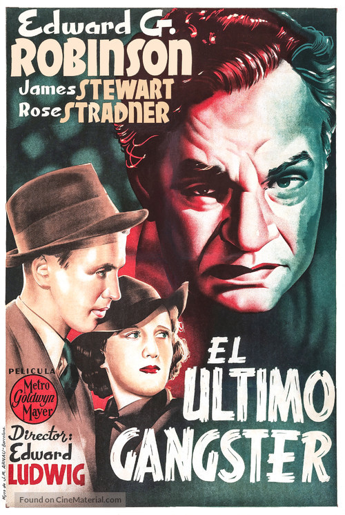 The Last Gangster - Spanish Movie Poster
