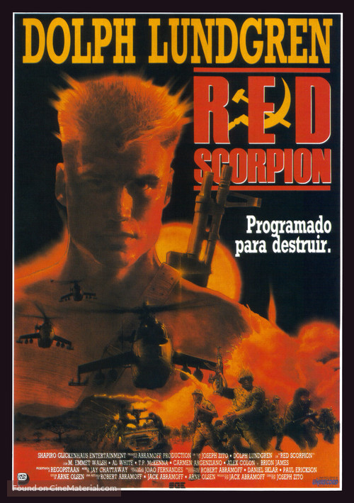 Red Scorpion - Spanish Movie Poster