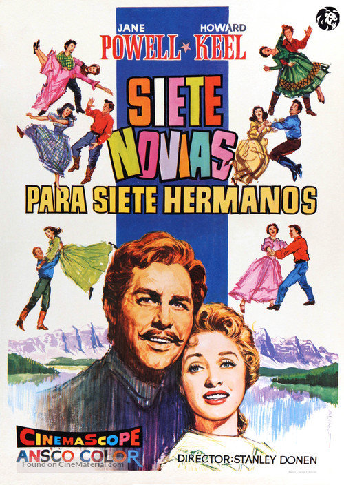 Seven Brides for Seven Brothers - Spanish Movie Poster