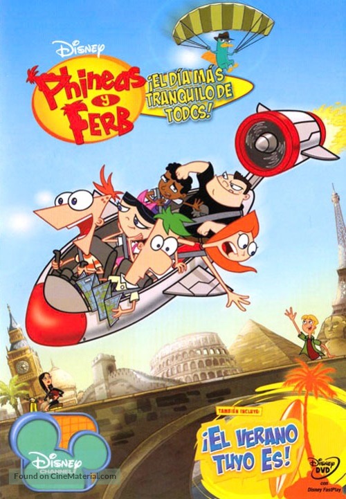 &quot;Phineas and Ferb&quot; - Argentinian DVD movie cover