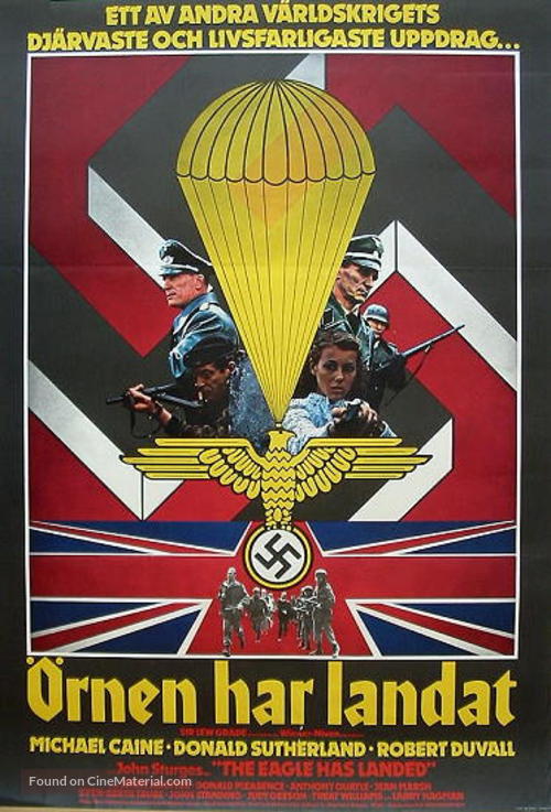 The Eagle Has Landed - Swedish Movie Poster