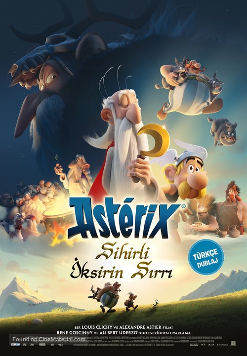 Ast&eacute;rix: Le secret de la potion magique - Turkish Movie Poster