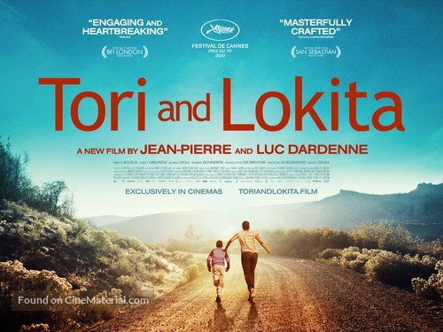 Tori et Lokita - British Movie Poster