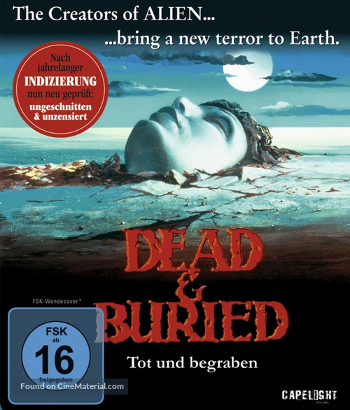 Dead &amp; Buried - German Blu-Ray movie cover