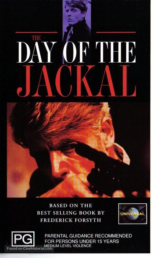 The Day of the Jackal - Australian VHS movie cover