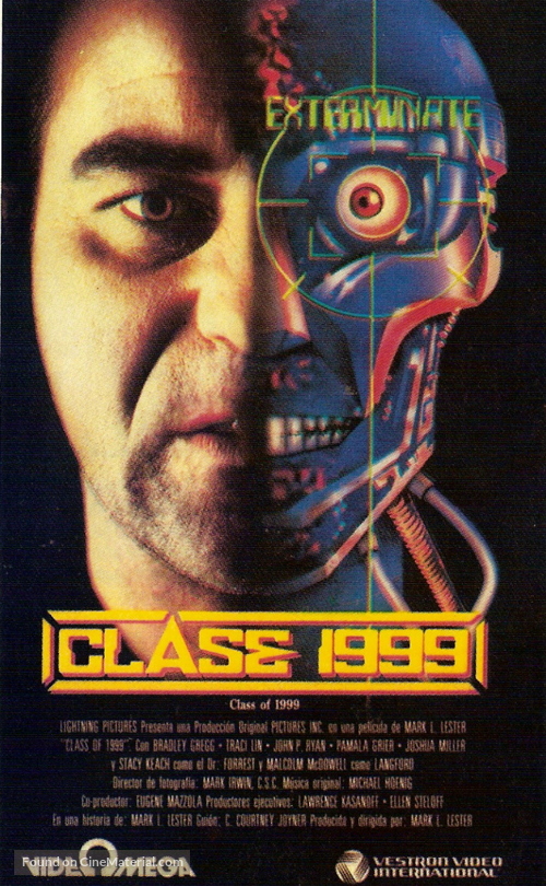 Class of 1999 - Argentinian VHS movie cover