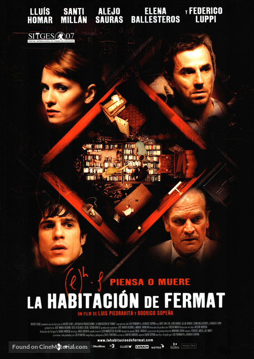 La habitaci&oacute;n de Fermat - Spanish Movie Poster