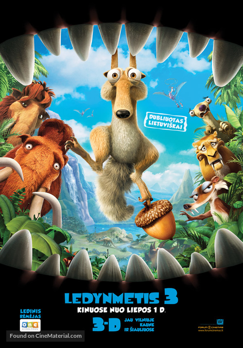 Ice Age: Dawn of the Dinosaurs - Lithuanian Movie Poster