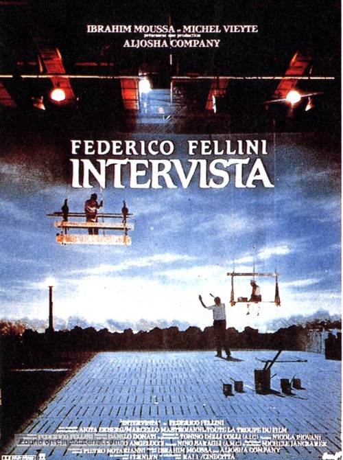 Intervista - French Movie Poster