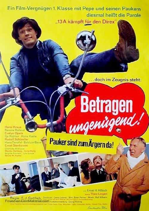 Betragen ungen&uuml;gend! - German Movie Poster