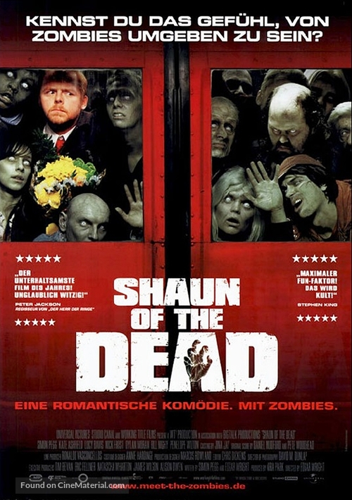 Shaun of the Dead - German Movie Poster