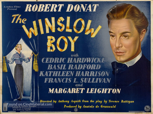 The Winslow Boy - British Movie Poster