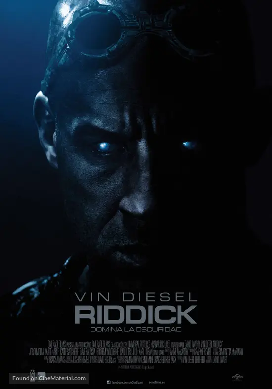 Riddick - Spanish Movie Poster Riddick - Spanish Movie Poster