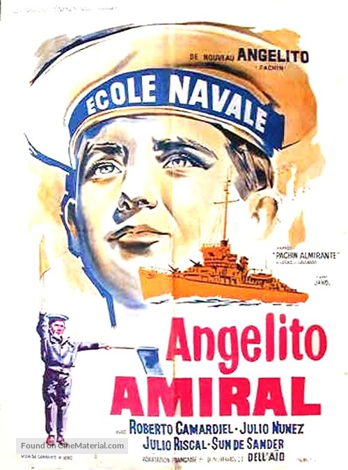 Pach&iacute;n almirante - French Movie Poster